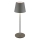 Globo - Lampe de table d'extérieur LED rechargeable 3 en 1, tactile et à intensité variable, LED/3W/5V, 3000/4000/5000K, IP54, 1800 mAh, gris