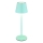 Globo - Lampe de table d'extérieur LED tactile, rechargeable et dimmable 3 en 1, 3W/5V, 3000/4000/5000K, IP54, batterie 1800 mAh, vert menthe