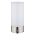 Globo - Lampe de table extérieure tactile dimmable LED RGBW LED/1,8W/5V 1500 mAh IP44 chrome mat