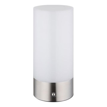 Globo - Lampe de table extérieure tactile dimmable LED RGBW LED/1,8W/5V 1500 mAh IP44 chrome mat