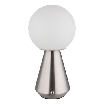 Globo - Lampe de table extérieure tactile LED dimmable LED/1,5W/5V 3000/4500/6500K 1800 mAh IP41 chrome mat