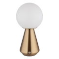 Globo - Lampe de table extérieure tactile LED dimmable LED/1,5W/5V 3000/4500/6500K 1800 mAh IP41 cuivre