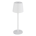 Globo - Lampe de table extérieure tactile LED dimmable LED/2W/5V 3000/4000/6000K 2200 mAh IP44 blanche