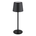 Globo - Lampe de table extérieure tactile LED dimmable LED/2W/5V 3000/4000/6000K 2200 mAh IP44 noire