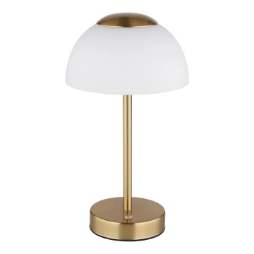 Globo - Lampe de table LED rechargeable et dimmable LED/2,5W/5V 1800 mAh 2700K/4000K/6500K laiton