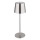 Globo - Lampe de table rechargeable tactile à intensité variable LED/2W/3,7V 3000/4000/6000K 2200 mAh chrome brillant