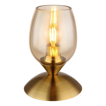 Globo - Lampe de table tactile 1xE14/25W/230V laiton