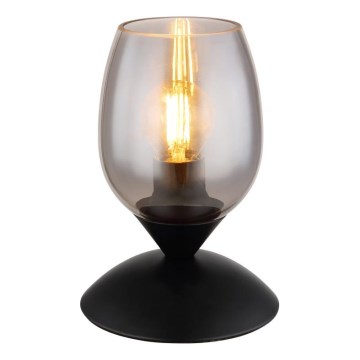 Globo - Lampe de table tactile 1xE14/25W/230V noir