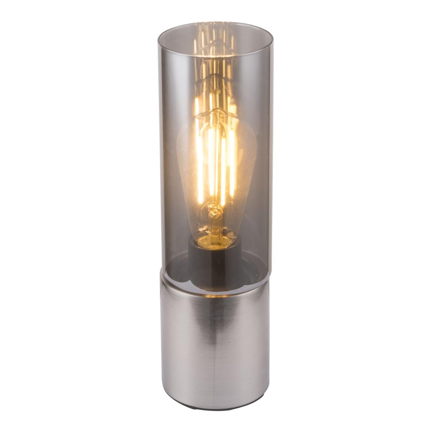 Globo - Lampe de table tactile 1xE27/25W/230V d. 9 cm chrome mat