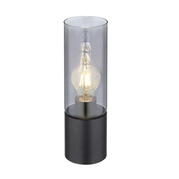 Globo - Lampe de table tactile 1xE27/25W/230V d. 9 cm noir