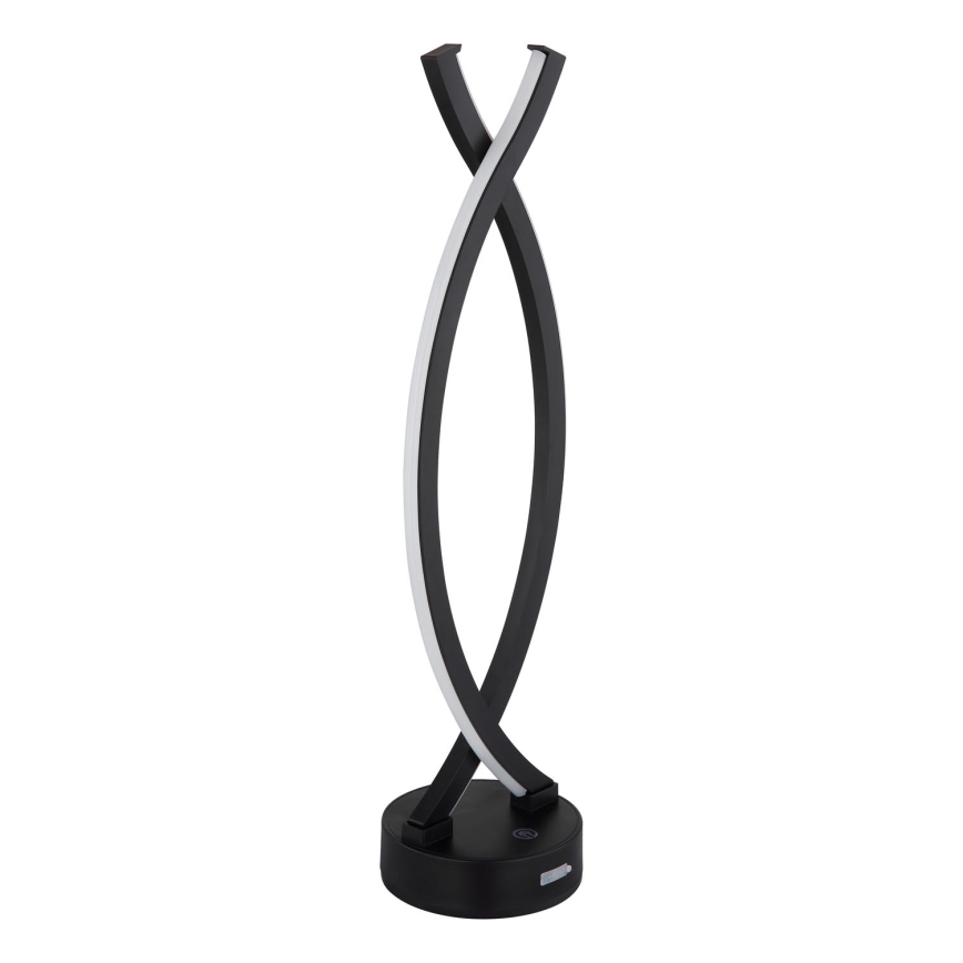 Globo - Lampe de table tactile à intensité variable LED/1W/3,7V 3000K 1800 mAh USB noir