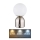 Globo - Lampe de table tactile à intensité variable LED/2,5W/3,7V 2700K/4000K/6500K 1800 mAh USB chrome mat