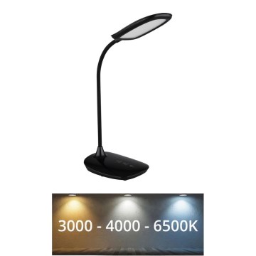 Globo - Lampe de table tactile à intensité variable LED/9W/230V 3000K/4000K/6500K CRI 90 noir