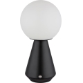 Globo - Lampe de table tactile à intensité variable pour l'extérieur LED/1,5W/5V 3000/4500/6500K 1800 mAh IP41 noir