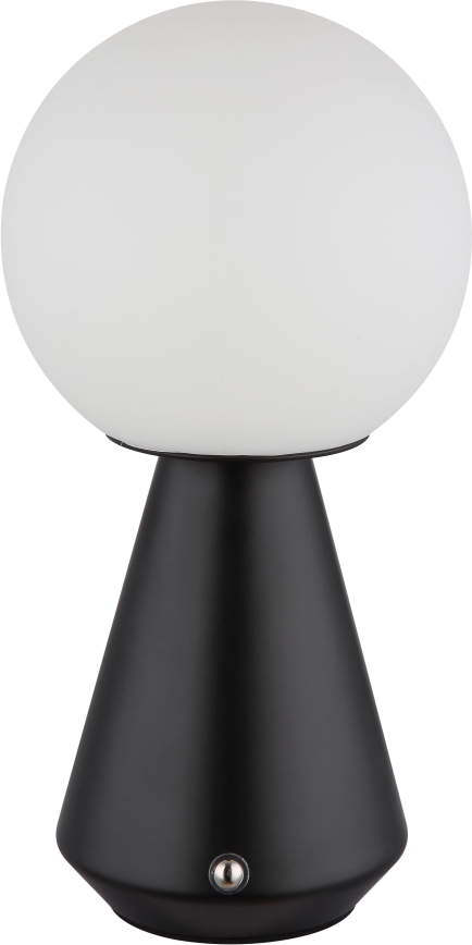Globo - Lampe de table tactile à intensité variable pour l'extérieur LED/1,5W/5V 3000/4500/6500K 1800 mAh IP41 noir