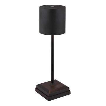 Globo - Lampe de table tactile à LED dimmable et rechargeable LED/1,5W/5V 2200 mAh noire