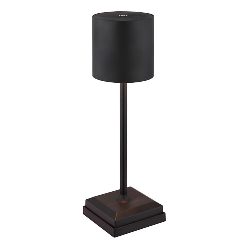 Globo - Lampe de table tactile à LED dimmable et rechargeable LED/1,5W/5V 2200 mAh noire