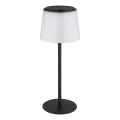 Globo - Lampe de table tactile d'extérieur à intensité variable LED/1,8W/5V IP44 1800 mAh noir/blanc