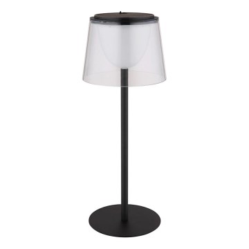 Globo - Lampe de table tactile d'extérieur à intensité variable LED/1,8W/5V IP44 1800 mAh noir/clair