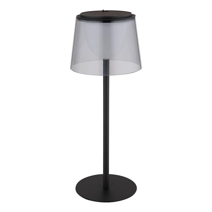 Globo - Lampe de table tactile d'extérieur à intensité variable LED/1,8W/5V IP44 1800 mAh noir/smoky