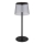 Globo - Lampe de table tactile d'extérieur à intensité variable LED/1,8W/5V IP44 1800 mAh noir/smoky