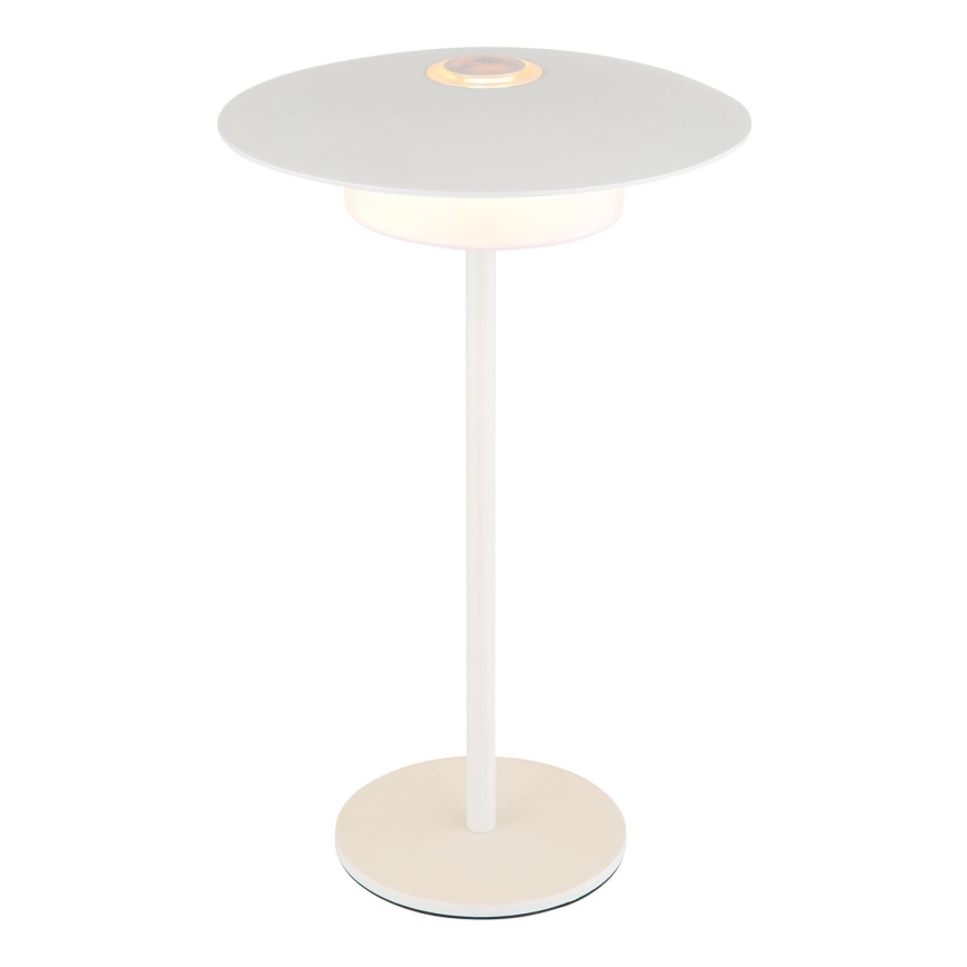 Globo - Lampe de table tactile d'extérieur rechargeable LED/3W/3,7V 1800/2700/3000K IP44 1800 mAh blanc