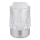 Globo - Lampe de table tactile dimmable à LED, 1W/5V, 3000K, 1200 mAh, argent