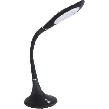 Globo - Lampe de table tactile flexible à intensité variable LED/9W/230V 3000/4500/6500K noir