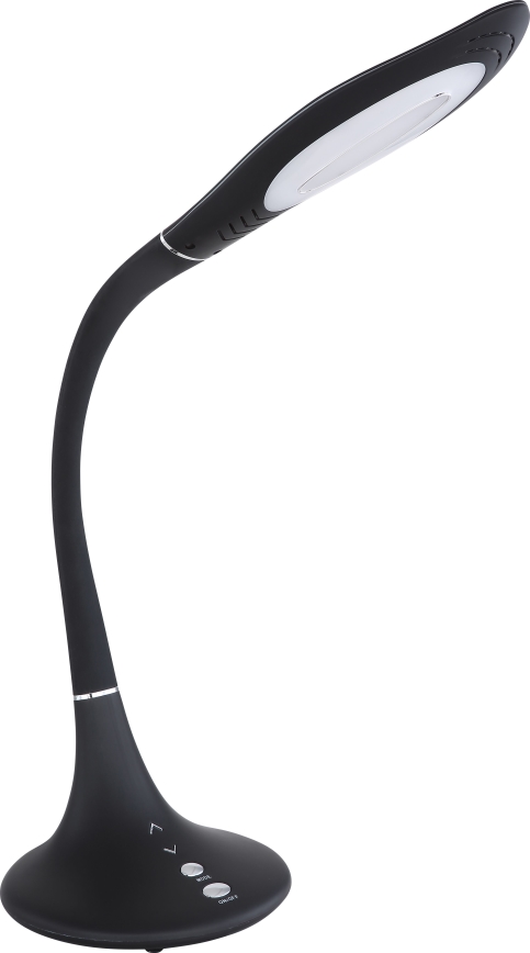 Globo - Lampe de table tactile flexible à intensité variable LED/9W/230V 3000/4500/6500K noir