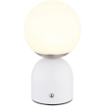 Globo - Lampe de table tactile LED à intensité variable LED/2W/5V 2700/4000/6500K 1800 mAh blanc