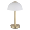 Globo - Lampe de table tactile LED dimmable, 7 W, 230 V, 3000 K, laiton
