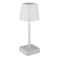 Globo - Lampe de table tactile LED dimmable LED/2W/5V 3000/4500/6500K 800 mAh argentée