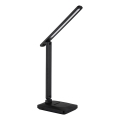 Globo - Lampe de table tactile LED dimmable LED/3W/5V 2800/4000/6500K 1800 mAh noire