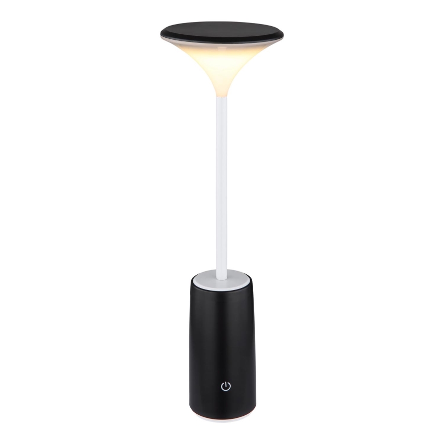 Globo - Lampe de table tactile rechargeable et à intensité variable LED/1,2W/3,7V 3000K 1500mAh noir