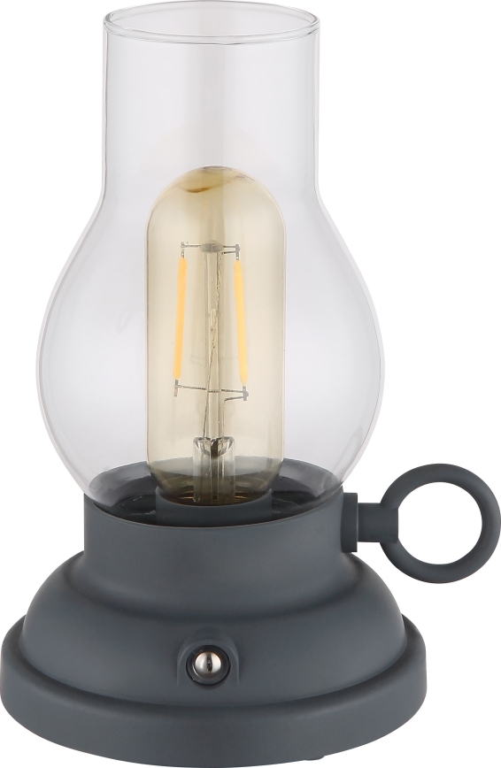 Globo - Lampe de table tactile rechargeable et à intensité variable LED/1W/3,7V 1200 mAh anthracite