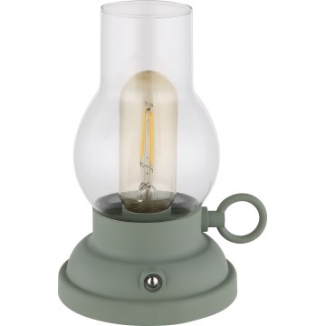 Globo - Lampe de table tactile rechargeable et à intensité variable LED/1W/3,7V 1200 mAh vert