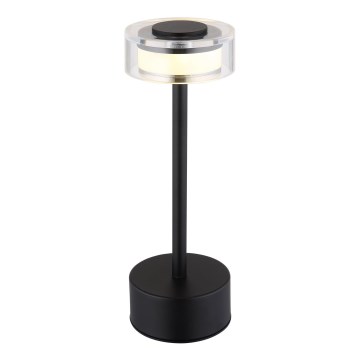 Globo - Lampe de table tactile rechargeable et à intensité variable LED/2,5W/3,7V 2700/4000/6500K 1800mAh noir