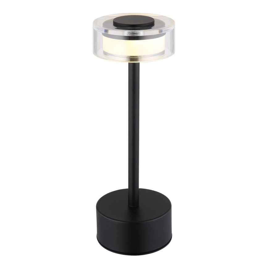 Globo - Lampe de table tactile rechargeable et à intensité variable LED/2,5W/3,7V 2700/4000/6500K 1800mAh noir