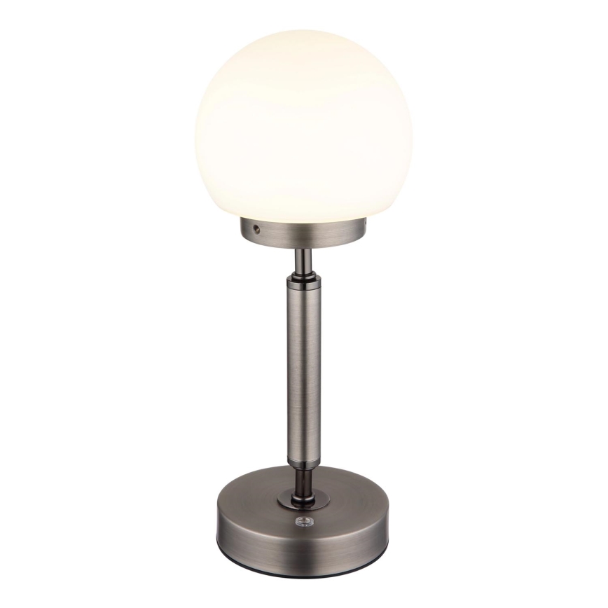 Globo - Lampe de table tactile rechargeable et à intensité variable LED/2,5W/5V 1800mAh 2700/4000/6500K anthracite