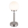 Globo - Lampe de table tactile rechargeable et à intensité variable LED/2,5W/5V 1800mAh 2700/4000/6500K chrome mat