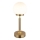 Globo - Lampe de table tactile rechargeable et à intensité variable LED/2,5W/5V 1800mAh 2700/4000/6500K laiton