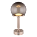 Globo - Lampe de table tactile rechargeable et à intensité variable LED/2,5W/5V 1800mAh 2700/4000/6500K Rose doré