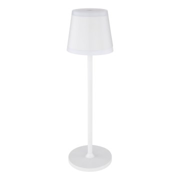 Globo - Lampe de table tactile rechargeable et à intensité variable LED/4,6W/230V 1800 mAh USB IP54 blanc