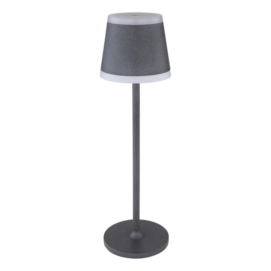 Globo - Lampe de table tactile rechargeable et à intensité variable LED/4,6W/3,7V 3000K 1800mAh gris IP54
