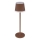 Globo - Lampe de table tactile rechargeable et à intensité variable LED/4,6W/3,7V 3000K 1800mAh marron IP54