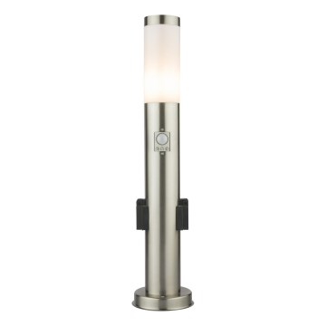 Globo - Lampe extérieure  avec un détecteur et 2 prises LED/9W/230V 60 cm SCHUKO IP44