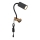 Globo - Lampe flexible avec clip 1xGU10/25W/230V noir/marron