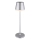 Globo - Lampe solaire LED/0,6W/3V 3000K IP44 chrome mat