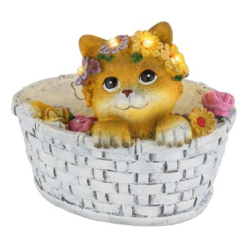 Globo - Lampe solaire LED/1,2V IP44 300 mAh chat