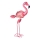 Globo - Lampe solaire LED/3V IP44 300 mAh flamant rose